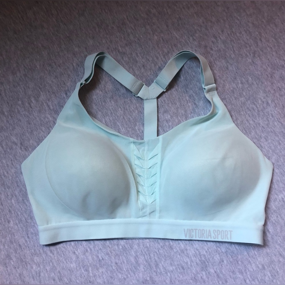 Victorias Secret Sports Bra Blue Victoria Sport Lightweight Wireless Size: 34C